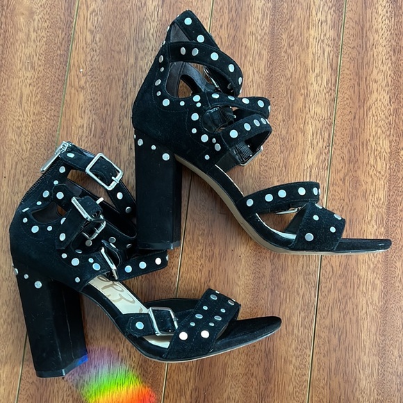Sam Edelman Black York Stud Heels | size 7 - Picture 5 of 9